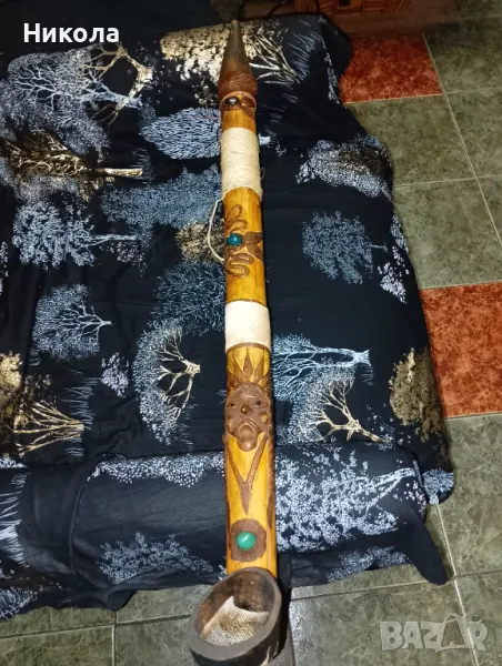 Индианска лула-75см, снимка 1