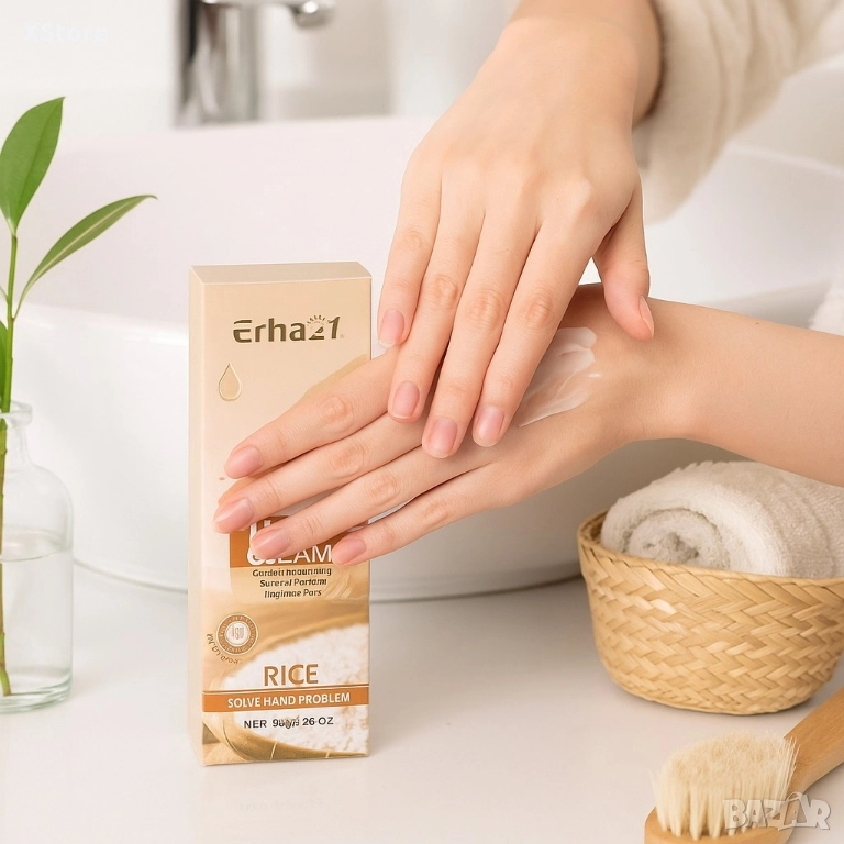 Хидратиращ крем за ръце с оризов екстракт Erha21 RICE, снимка 1