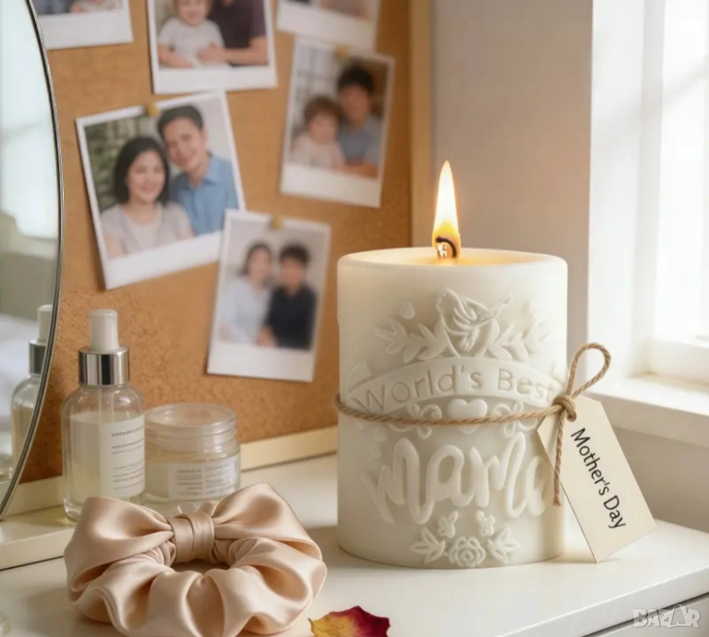 Молд за свещи за 8 март, снимка 1