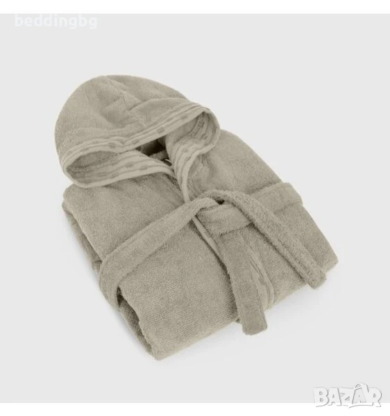 #Халат за баня с качулка ТЕЯ – 100% памук, 400 г/м² , снимка 1