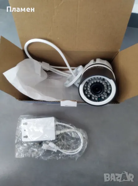 Външна IP, WIFI, IR смарт камера Lylu-801, 5MP, IP65, 5G, авто проследяване, водоустойчива, двупосоч, снимка 1