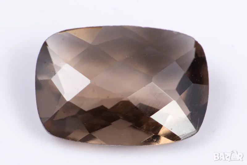 Опушен кварц 4.71ct cushion шлифовка №8, снимка 1