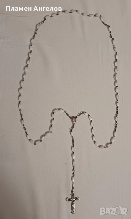 Розарий. Антична френска молитвена броеница , снимка 1