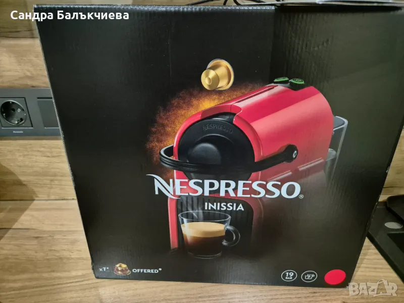 Кафе машина nespresso inissia , снимка 1