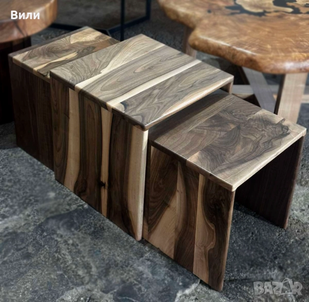 Маси от масив Орех, снимка 1