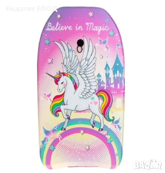 Детска дъска за плуване, Еднорог, 84x45 см., снимка 1