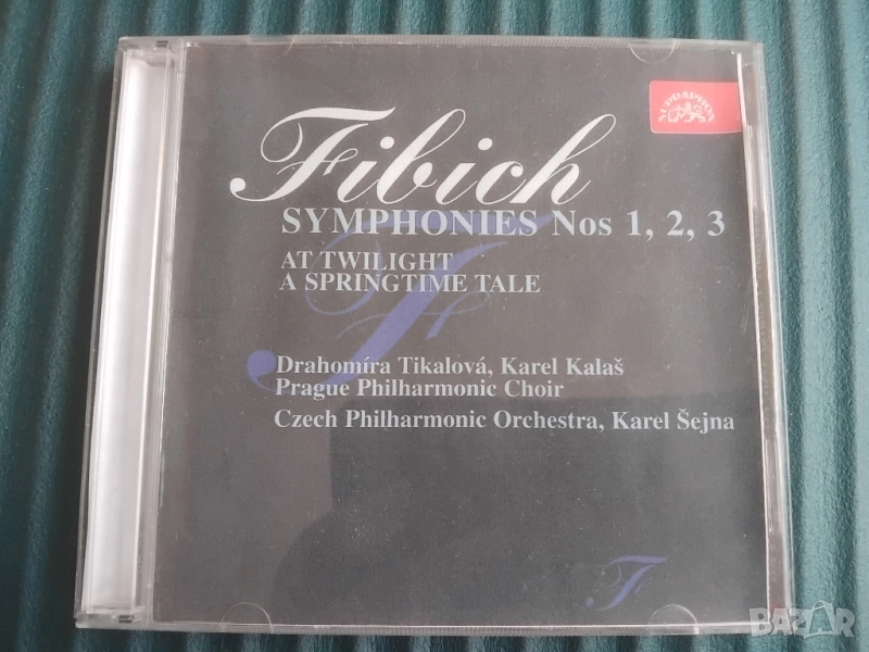 Fibich: Symphonies Nos 1, 2 & 3 аудио диск музика CD 1 + CD 2, снимка 1