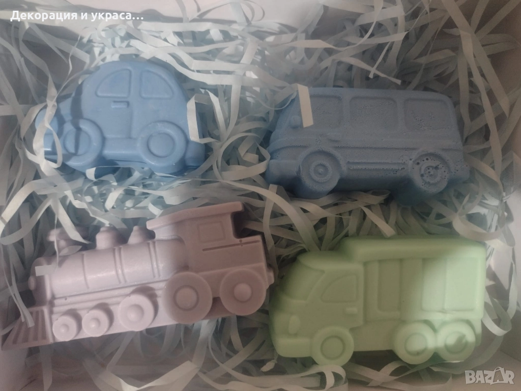 Сет от  четири забавни  детски сапунчета, снимка 1