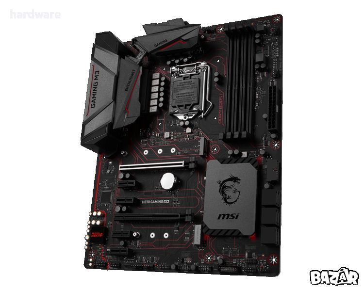 msi H270 GAMING M3 socket 1151, снимка 1