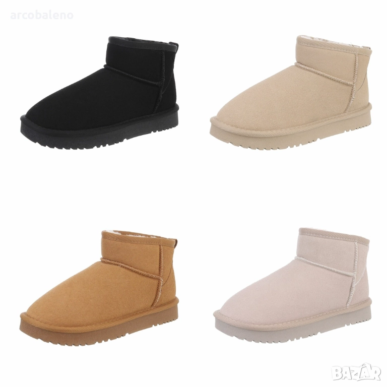 Зимни дамски боти, 4цвята , снимка 1