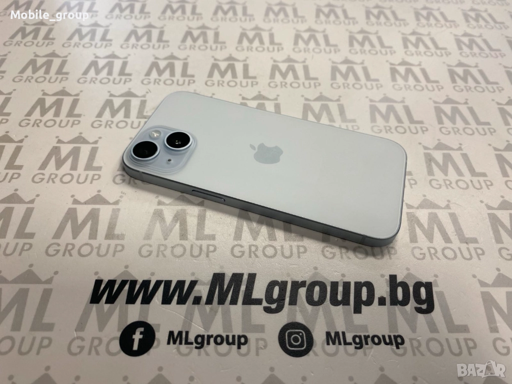 #MLgroup предлага iPhone 15 128GB Light Blue, втора употреба, снимка 1