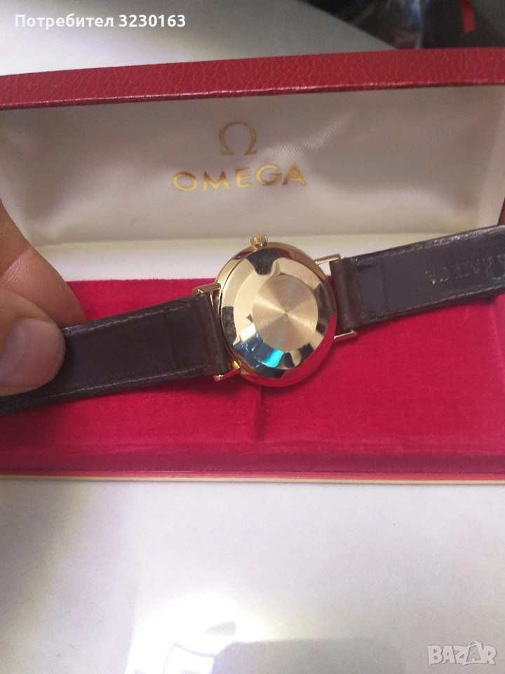 Часовник Omega geneva 18к.розово злато automatic originally vintage call .565, снимка 1