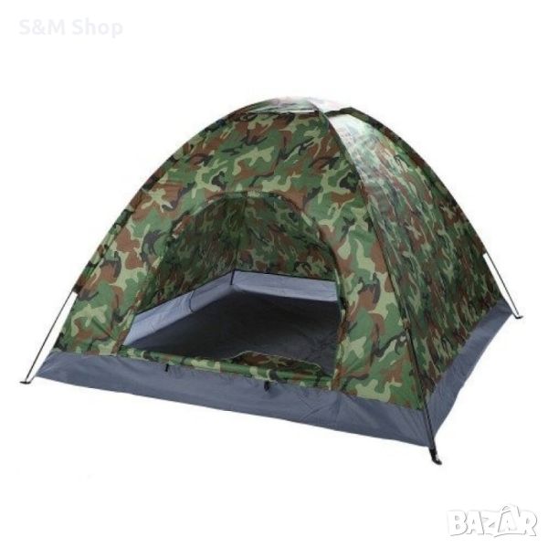 Камуфлажна, четириместна палатка , снимка 1