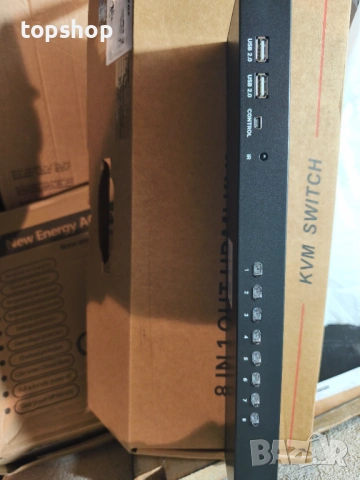 Чисто нов професионален 8-портов HDMI KVM Превключвател Yinker – 4K@60Hz / 2K@144Hz  , снимка 9 - Кабели и адаптери - 53565653