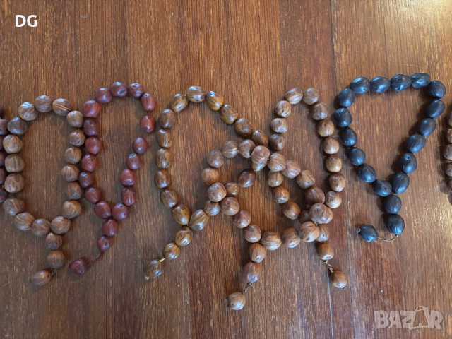 Ръчно изработена броеница от костилки от Фурми, снимка 3 - Други - 52678805