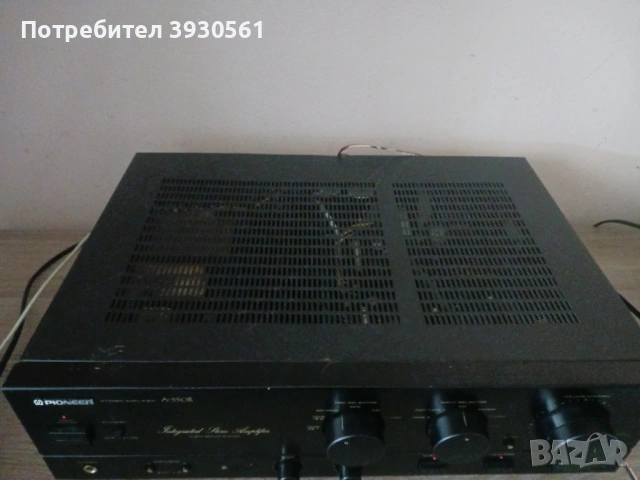 Усилвател pioneer A550R, снимка 4 - Ресийвъри, усилватели, смесителни пултове - 53735361