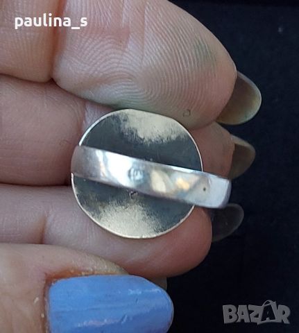 Антика / Масивен сребърен пръстен проба 925 Житен клас СБХ , снимка 5 - Пръстени - 45261581