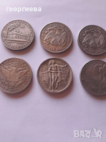 half dollar отлични реплики за попълване на колекции, снимка 2 - Нумизматика и бонистика - 50949340