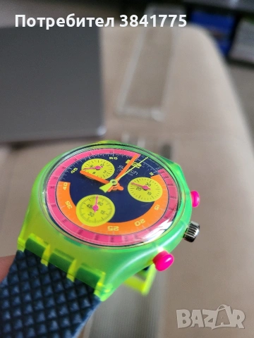 Vintage Swatch Watch Grand Prix SCJ101 1992 Chrono, снимка 6 - Мъжки - 53985275
