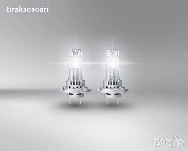 350% Светлина OSRAM LED Диодни крушки H7 Директен Монтаж с вентилатор, снимка 3 - Аксесоари и консумативи - 45063004