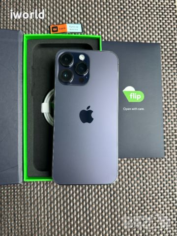 100% Батерия! iPhone 14 Pro Max *лизинг от 62лв/м КАТО НОВ! Deep Purple / 128гб, снимка 4 - Apple iPhone - 46744032