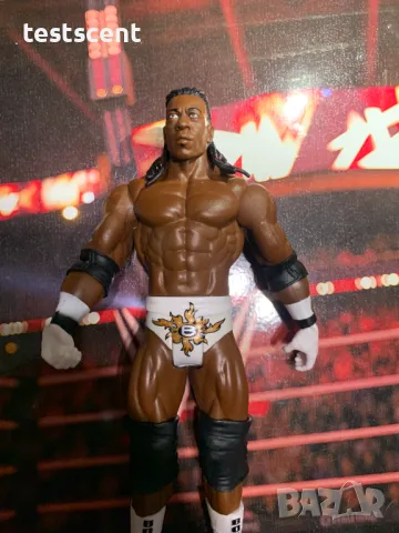 Екшън фигура WWE Booker T Букър Ти Mattel Basic Figure играчка King Booker, снимка 5 - Фигурки - 49149829