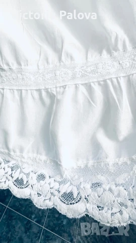 Бял топ за плаж ANGELA DAVIS, снимка 8 - Корсети, бюстиета, топове - 51026767