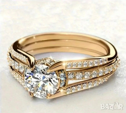 Дамски пръстен от висококачествена медицинска стомана , снимка 4 - Пръстени - 53773068