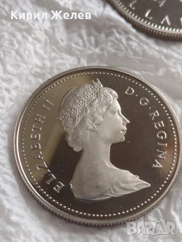 Лот монети 12 броя Канадски долари, центове непипани мат гланц перфектно състояние 42635, снимка 7 - Нумизматика и бонистика - 45021157