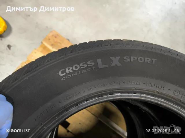 continental crosscontact lx sport m+s, снимка 4 - Гуми и джанти - 50206603