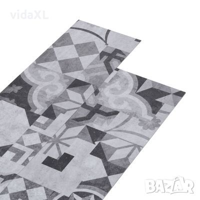 vidaXL PVC подови дъски 5,02 м² 2 мм самозалепващи сиви шарки(SKU:146561, снимка 1 - Други - 45610136