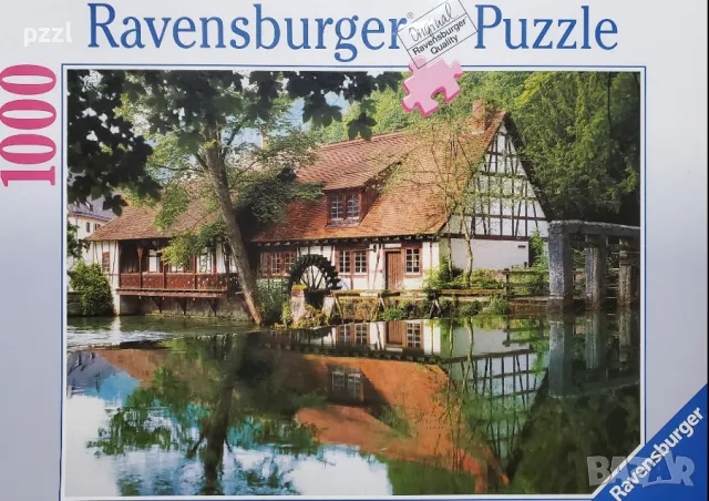 [неналичен] Пъзел "Watermill" Kinkelin 1994г. Ravensburger 1000 части, снимка 1
