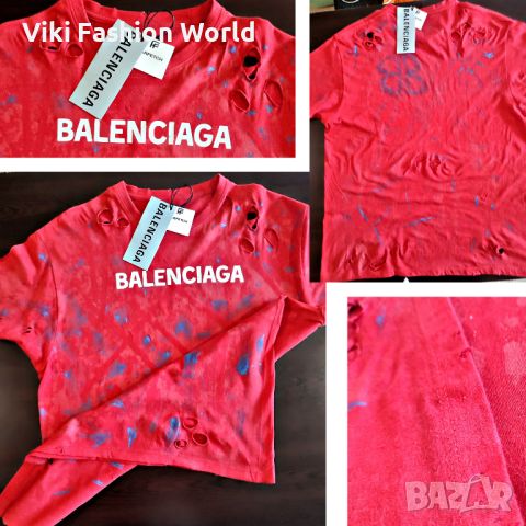 тениски Balenciaga,Gucci,На едро от производител, снимка 10 - Тениски - 46651346