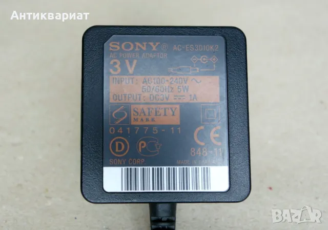 Оригинален адаптер захранване Sony AC-ES3010K2 (3V / 1A), снимка 2 - Други - 49048768