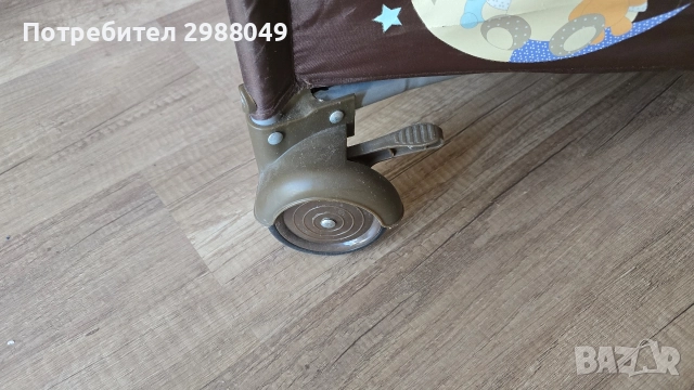 Детска кошара Moni Sleepy оранжево с кафяво., снимка 8 - Кошарки - 52867686