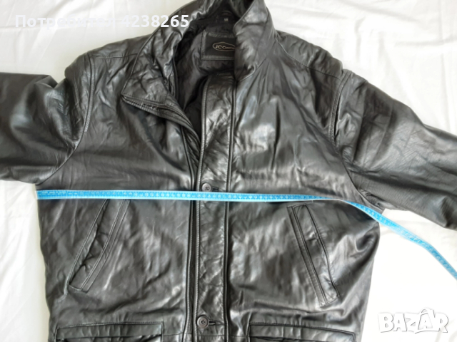 кожено яке, шуба "LCCollection" черно, естествена кожа, снимка 4 - Якета - 52929254