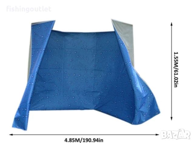 Водоустойчив чадър с тента и UV покритие 2.40мт OSAKO 2024г, снимка 8 - Такъми - 45337863
