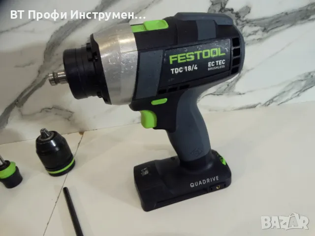 TOP Оферта 2023 Festool TDC 18/4 / 5.0 Ah - Четерискоростен винтоверт, снимка 2 - Други инструменти - 48480657