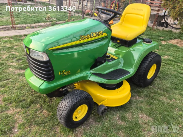 КАТО НОВА!! JOHN DEERE LT 160 ТРАКТОРНА КОСАЧКА ТРАКТОР KOHLER 16к.с, снимка 3 - Градинска техника - 49462986