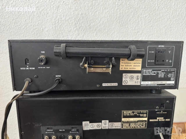 SHARP SM-1122/RT-1122/ST-1122 ДЕК ,ТУНЕР И УСИЛВАТЕЛ ОТ 70 , снимка 15 - Ресийвъри, усилватели, смесителни пултове - 53512539