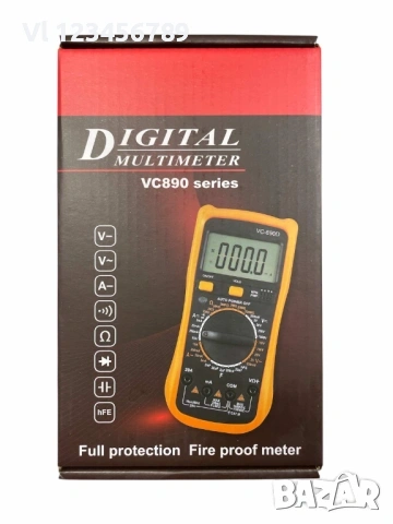 Цифров мултиметър VC-890D, Мултицет 