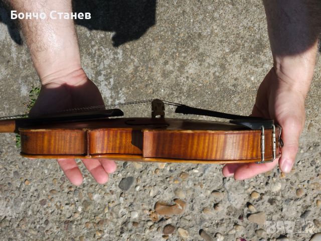 стара цигулка, снимка 5 - Струнни инструменти - 46370797