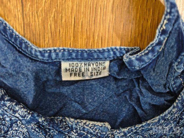 Синя рокля, снимка 2 - Рокли - 50496935