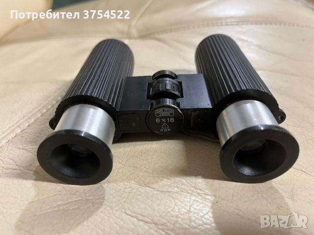 Carl ZEISS Jena 6x18 джобен бинокъл, снимка 1 - Екипировка - 46740423