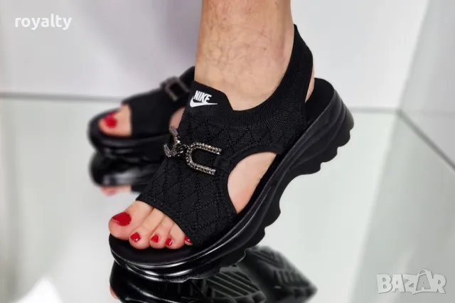 Nike черни дамски сандали , снимка 7 - Сандали - 50394322