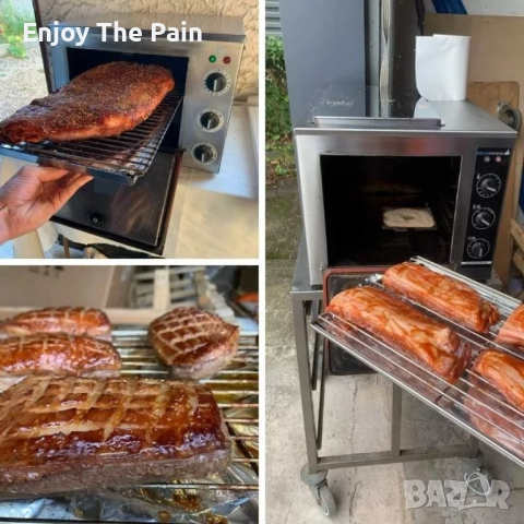 Helia Smoker пушилня, уред за бавно готвене и безпламъчно опушване.