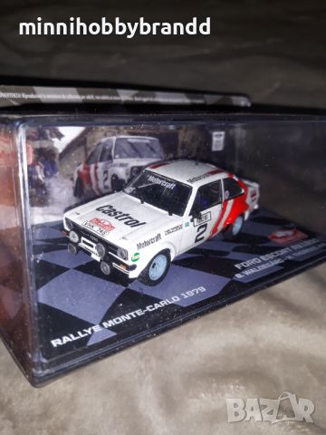 Citroen Saxo 1600 Ford Escort RS1800 Mitsubishi Lancer Evolution 1.43 Eaglemoss Rally Monte-Carlo. , снимка 10 - Колекции - 46523205