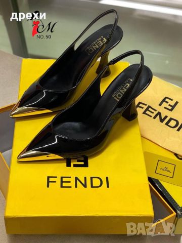 Дамски обувки Fendi на ток, снимка 1 - Дамски ежедневни обувки - 46140438
