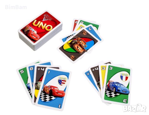 Карти за игра UNO Cars 2, снимка 2 - Образователни игри - 45093136