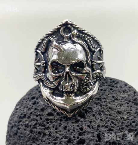 Сребърен пръстен ръчна изработка 925